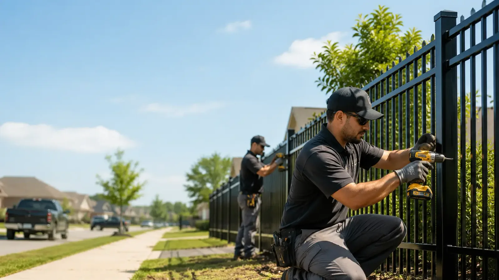 Metal Fence Installation in Cobb, WI